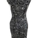 Sue Wong  Black and White Ribbon Swirl Dress Size 4 Photo 1