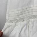 Storia  NWT White Lace Buttons Mini Babydoll Dress Women's Small Photo 7