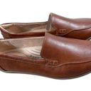 Life Stride  Nina Walnut Brown Faux Leather Slip On Loafers NWOT 7.5W Photo 0