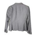 Banana Republic  Women's Academy Wool Blend Jacket Blazer Light Grey Heather Sz 4 Photo 3