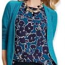 CAbi   Women’s Tearoom Cardigan Button Up Sweater M Teal Business Casual Fridays Photo 0