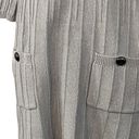 Style & Co  X-Small A-Line Sweater Dress 3/4 Sleeve Cowl Neck Stretch Silver Gray Photo 2