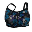 Natori  Size 32H Yogi Convertible Straps Sports Bra In Camo Floral Print CoolMax Photo 1