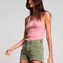 One Teaspoon  Super Khaki High Waist Bonita Shorts Photo 5