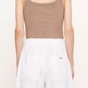 Vince  Tie Front Hemp Pull On Shorts White XL Photo 2