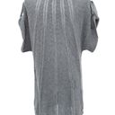 BCBG MaxAzria Women's Gray Sweater Tunic w/Front‎ Pockets Size Medium Photo 2