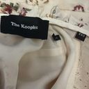 The Kooples  Silk Cream Floral Lace Inset Ruffle Dress Photo 10