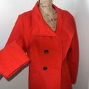 Old Navy  Orange Wool Winter Coat Photo 3