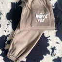 White Fox Boutique Offstage Hoodie and Sweatpants Fawn Photo 3