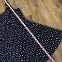 Divided  Navy and White Polk A Dot dress size 14 Photo 3