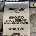 Silver Jeans SILVER Aiko Mid Ankle Skinny Jean Photo 4