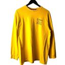 CHAPS Vintage  Ralph Lauren T Shirt Yellow Large L Patch Graphic Tee 100% Cotton Photo 0