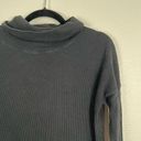 ARITZIA The Group Babaton Waffle Knit Long Sleeve Turtleneck Black Sz M Size M Photo 1