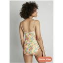 Modcloth  The Pippa Yellow Floral One Piece Full Coverage One Piece Swim Suit Photo 1