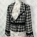 White House | Black Market   Size 0 Black Houndstooth Blazer NWT $148 Photo 1