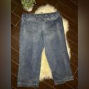 Lane Bryant  Wide Leg Pull On Drawstring Trouser Distressed High Rise jeans sz 28 Photo 5