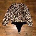 Stitch Fix Katie Sturino  leopard print flowy M bodysuit Photo 0