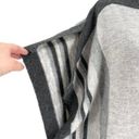 Chico's  Zenergy Stripe Poncho Sweater Cozy Grey Heather size Small/Medium Photo 2