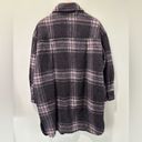 Faherty  Cornwall Shirt Jacket Shacket Plaid Flannel Wool Minimalist Sz L​​​ Photo 5