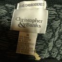 Christopher & Banks Hand embroidered pine tree sweater vest Photo 1