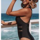 Beachsissi Women One Piece Swimsuit Sexy Deep V Neck Cross Back Bathing Suit Photo 3