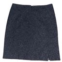 Anne Klein  stretch gray & white woven skirt 10 Photo 2