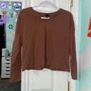 Wild Fable Brown Long Sleeve Photo 0