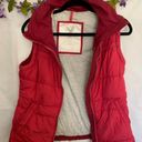 American Eagle puffer vest, Dark rose pink color. Photo 2