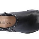 Bella Vita NEW  Lorraine Black Leather Stud Detail Ankle Boots Booties - 10 Photo 4