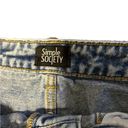 Simple Society  Light Wash High Waisted Denim Jeans Size 13/31 Photo 2