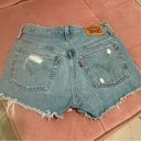 Levi’s  501 Cut off Denim Shorts size 24W Photo 13