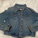 Mossimo Supply Co . Womens Slightly Cropped Distressed Jean Jacket Size L. Photo 3