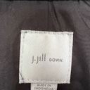 J.Jill  Goose Down Puffer Vest Womens Size 1X Full Zip Pockets Black Photo 4