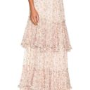 Rococo  SAND Vie Maxi Skirt in Off White & Pink XSmall New Womens Long Photo 2