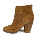 Arturo Chiang  Womens Hadley Heeled Boots Brown Suede Ankle Back Zip Closure 9 Photo 8