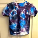 Gildan Starburst Tie Dye Family T-shirts- Set of (4) Family Blue, Purple & White NEW Photo 9