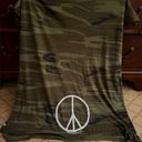 Wren & Glory camouflage scarf / wrap with hand painted peace sign OS NWOT Photo 0