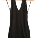 ANGL halter black backless bodycon mini dress sz S Photo 0