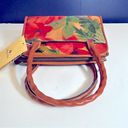 Patricia Nash Paris Small Floral Leather Satchel NWT Photo 3