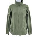 The North Face  Fleece Jacket Zip Up Coat Sage Green Women's Small Photo 1