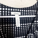 Soma  Dress sz M Black White Polka Dot Jersey Soft Stretch Sleeveless knee length Photo 3