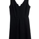 The Row  A Deep V Neck Sleeveless Black Mini Cocktail Dress Photo 0