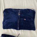 FILA Royal Blue Velvet Matching Sweat Set Photo 5