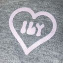 Staykation Mama Embroidered Light Grey Crewneck Sweater Photo 5