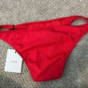 ONIA NWT  - Ashley Ribbed Bikini Bottom - Red Rock Photo 5