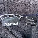 Marmot  Black Fuzzy Sherpa Fleece Hooded Zip Front Performance Jacket Photo 3