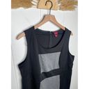 Merona  Colorblock Panel Sleeveless Sheath Bodycon Dress Plus Size 1 Black Gray Photo 1