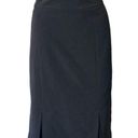 Black Label  By Evan Picone Black Vented Pencil Skirt Size 14 Photo 1