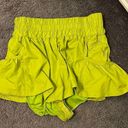 Free People Movement Green Fp Movement Flirt Shorts Photo 0