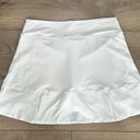 Dona Jo 15” High Rise White Pleated Tennis Skirt Size Large Photo 1